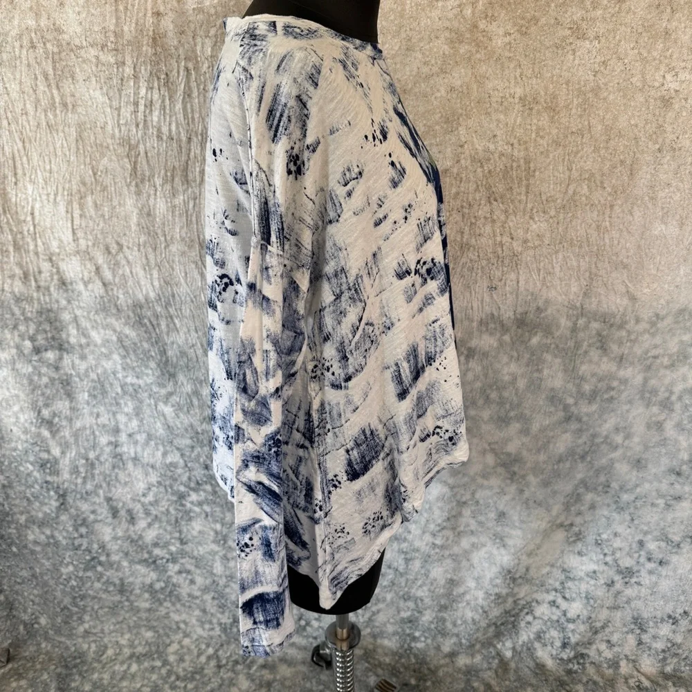 Akemi + Kin Asymmetrical Paint Print Long Sleeve - Small - Picture 4 of 8